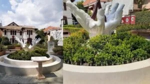 đài phun nước bằng đá trang trí Kum Fountain