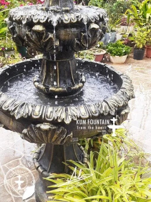 làm đài phun nước bằng đá đúc