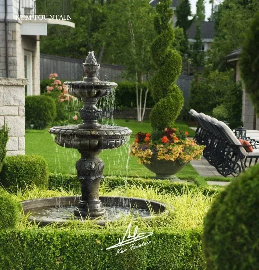 gia đài phun nước sân vườn