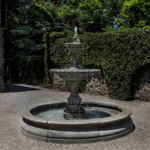 thiết kế đài phun nước sân vườn ốp tường Kum Fountain