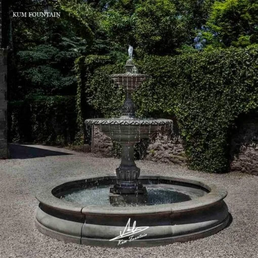 thiết kế đài phun nước sân vườn ốp tường Kum Fountain