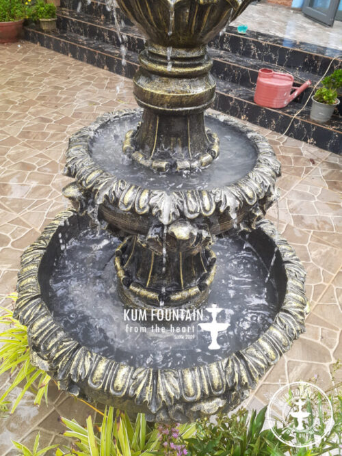 đài phun đài nước 2 tầng cổ điển