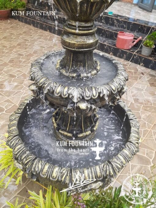 đài phun đài nước 2 tầng cổ điển