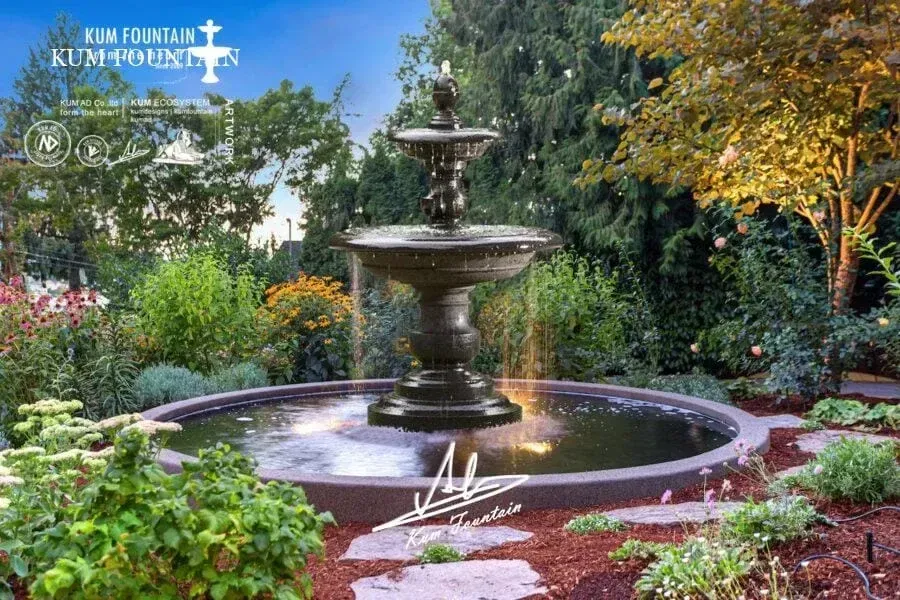 tượng đài phun nước sân vườn Kum Fountain