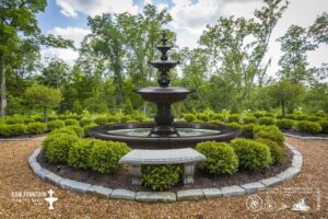 voi phun nuoc ho ca bằng xi măng Kum Fountain