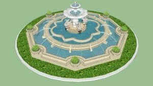 đài phun nước bể cá trang trí