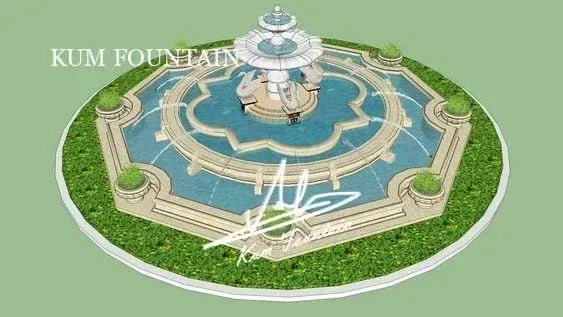 đài phun nước bể cá trang trí