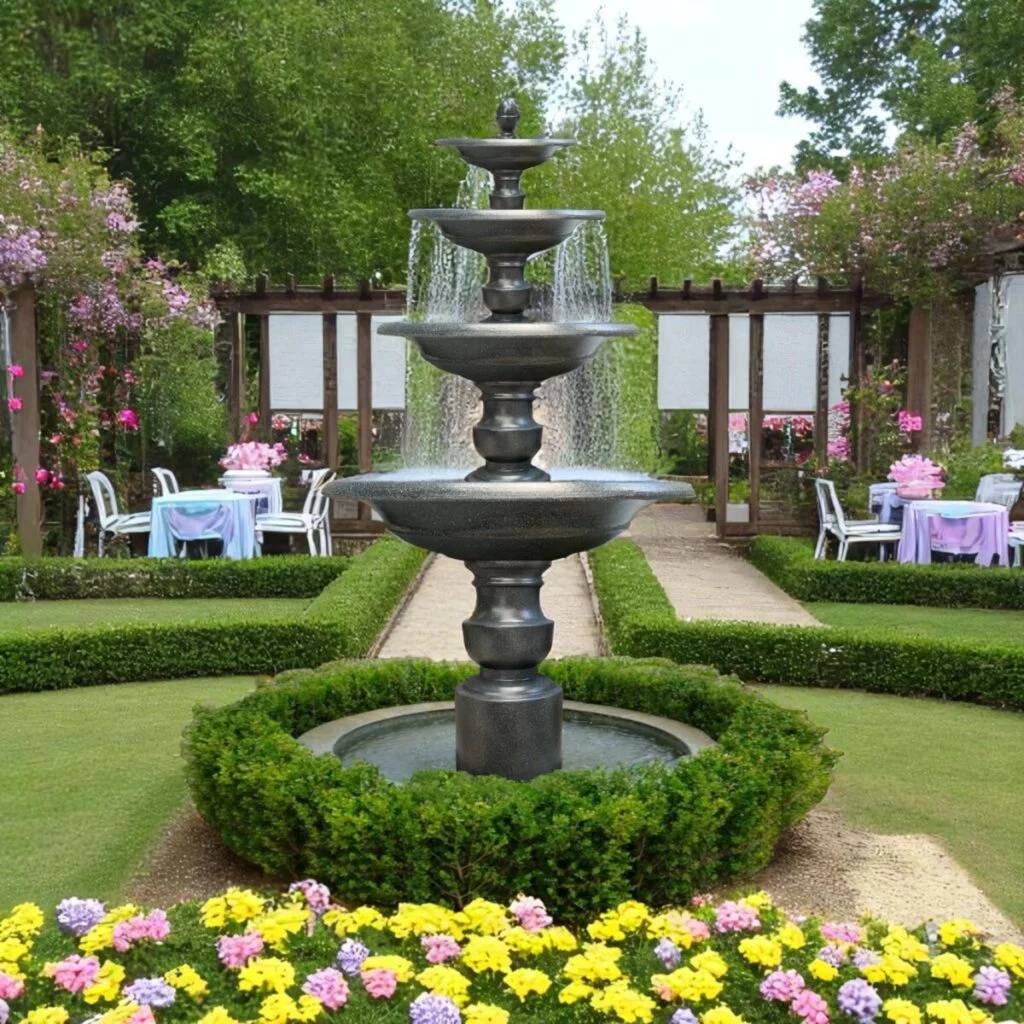 Thi công đài phun nước trong nhà đặt trên ban công