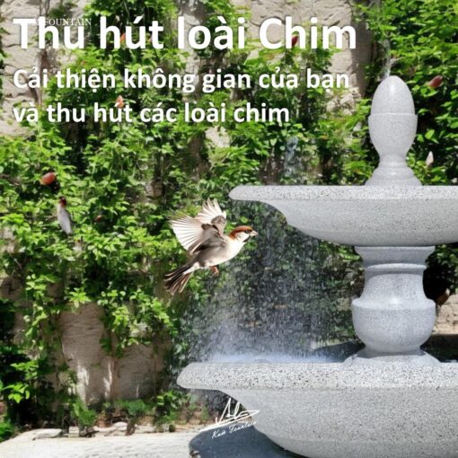 đài phun nước nghệ thuật cổ điển quán ăn