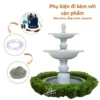 đài phun nước bằng đá trang trí đặt tại nhà hàng