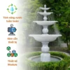 hình ảnh đài phun nước tầng đặt tại khu du lịch