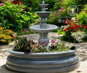 Xem đài phun nước cá heo bằng đá đúc