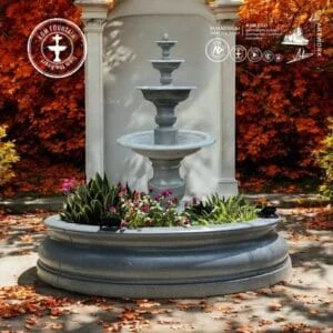 đ&agrave;i phun nước bằng composite trong nh&agrave;