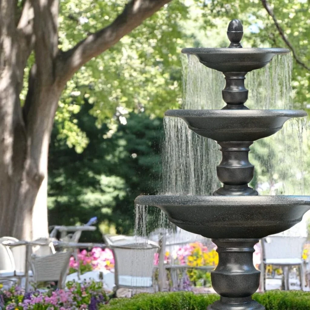 thác nước bể cá koi lọc tuần hoàn tiết kiệm