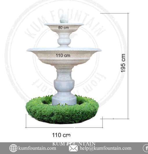 đài phun nước bằng đá nhà thờ