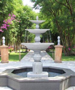hệ thống phun nước nghệ thuật đúc đá đúc đặt tại bệnh viện