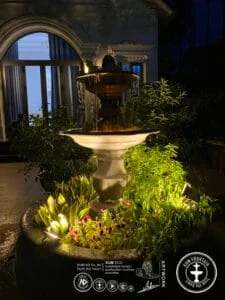 đài phun cổ điển trang trí sân vườn Kum Fountain