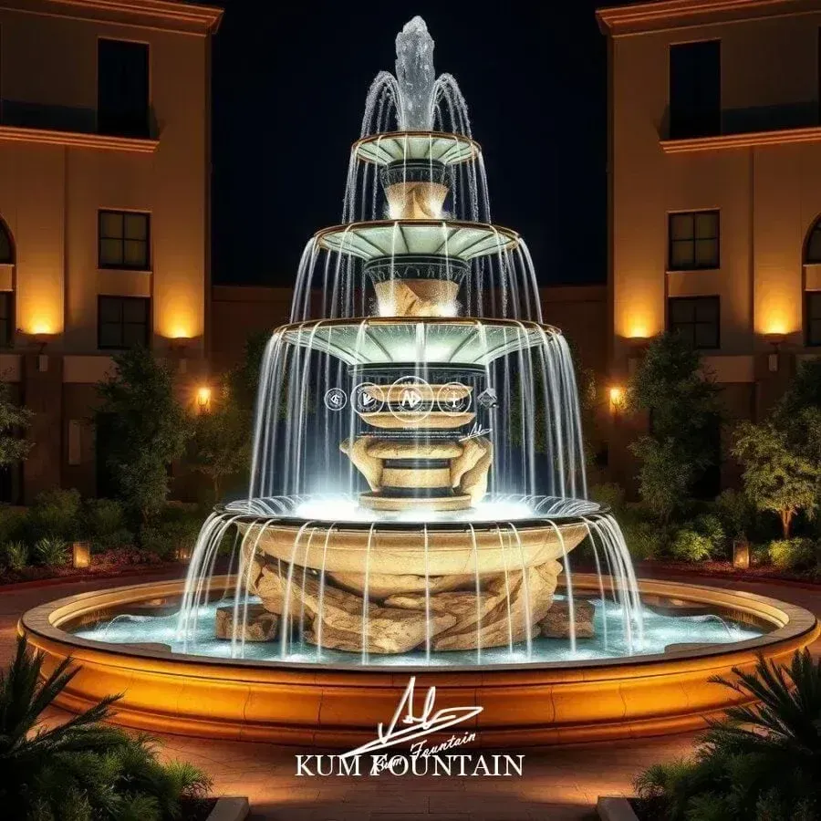 Đài phun nước qua các loại vật liệu