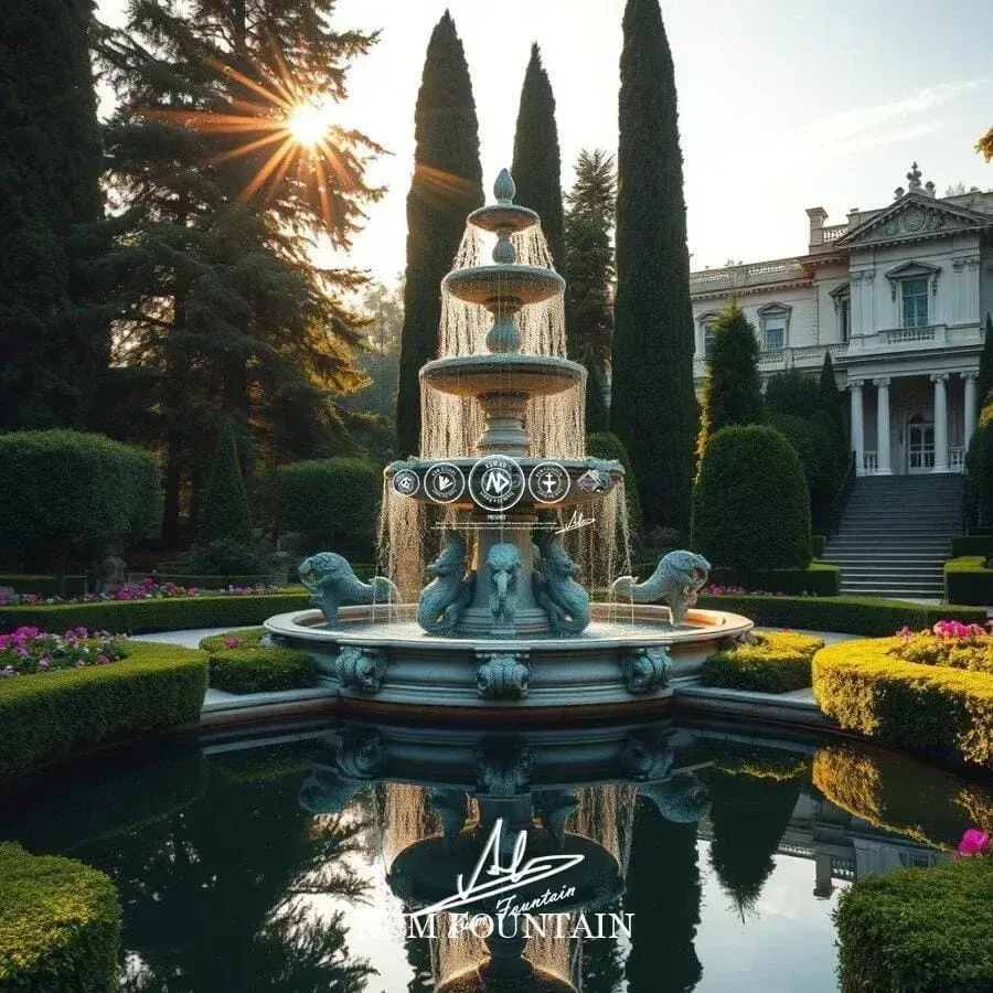 Đài phun nước sân vườn biệt thự