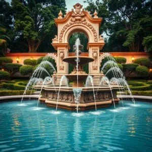 Mẫu đài phun nước đẹp