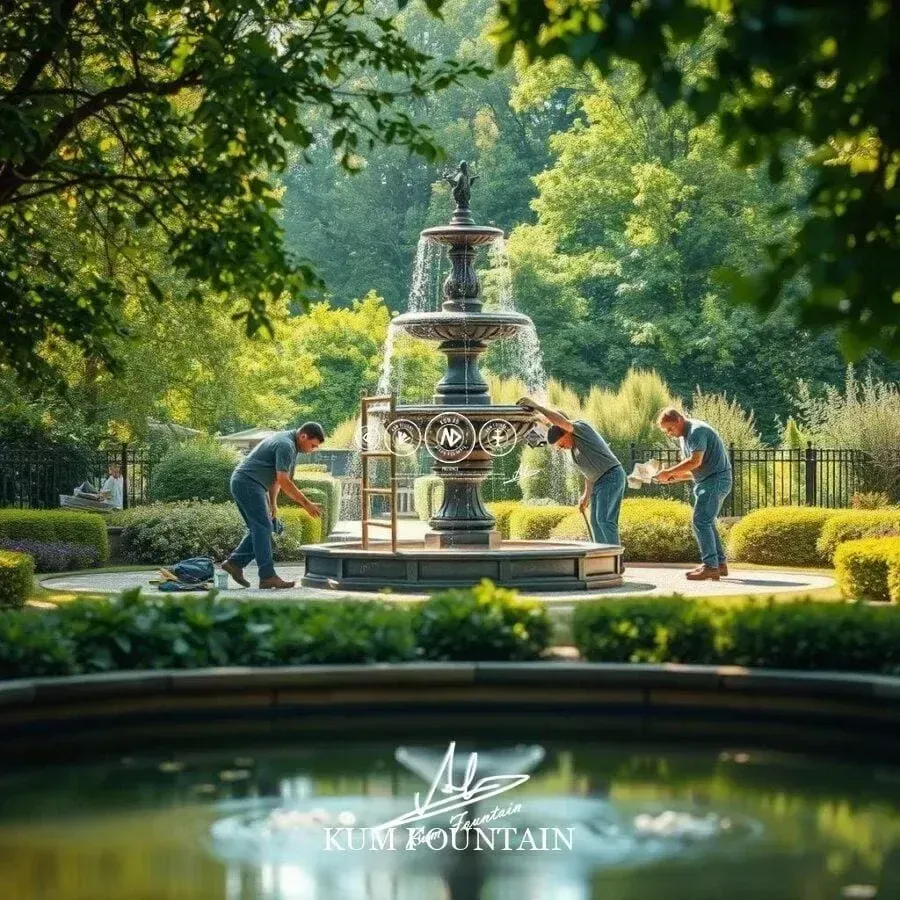 Quy trình lắp đặt chuyên nghiệp của đài phun nước