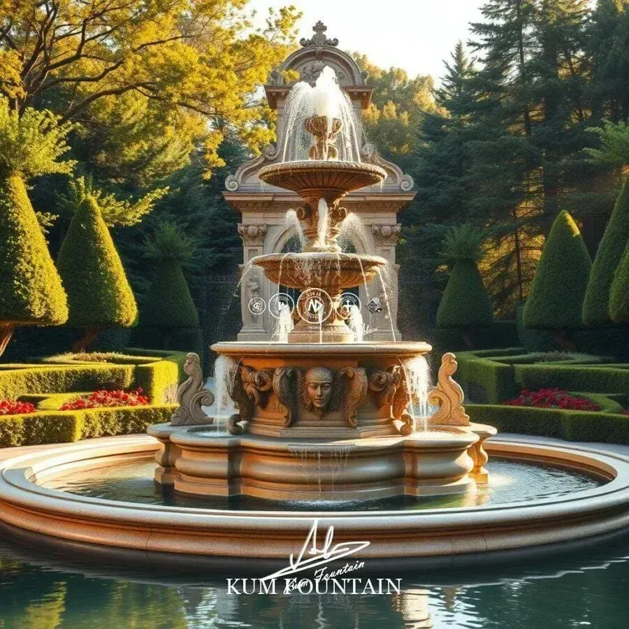 đài phun nước 3 tầng