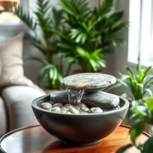 đài phun nước phong thủy trong nhà