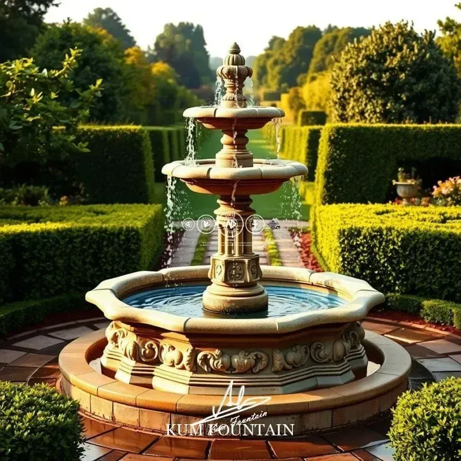 đài phun nước sân vườn