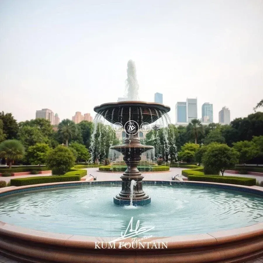 quy trình thiết kế đài phun nước