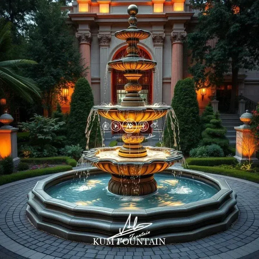 thiết kế đài phun nước