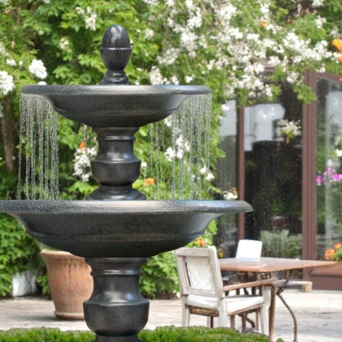 đài phun nước hiện đại quán ăn