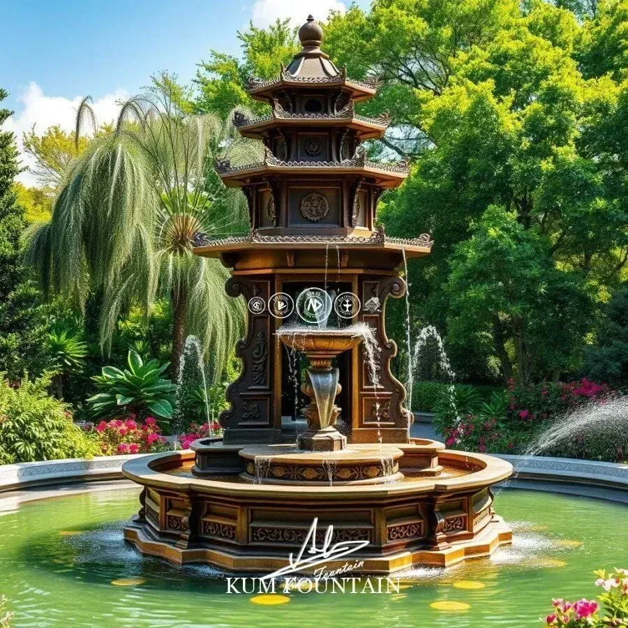 đài phun nước bể cá phong thuỷ