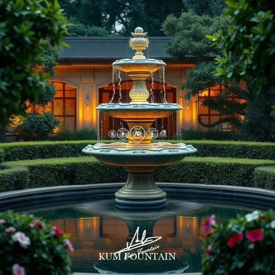 đài phun nước đẹp mắt