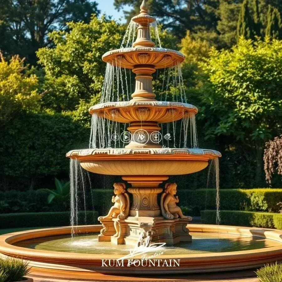 đài phun nước ngoại thất