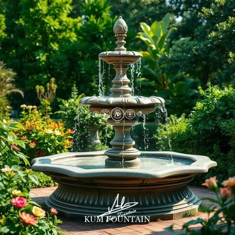 đài phun nước sân vườn