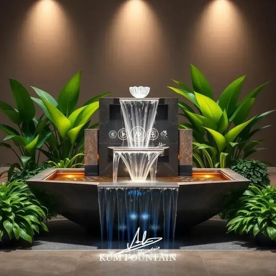 đài phun nước trong nhà đẹp