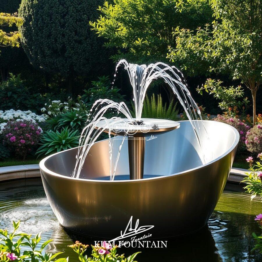 decor đài phun nước cho sân vườn