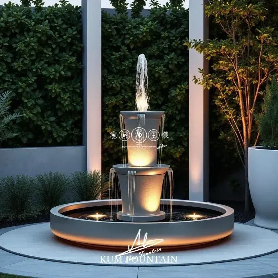 thiết kế đài phun nước hiện đại thiết kế đài phun nước hiện đại