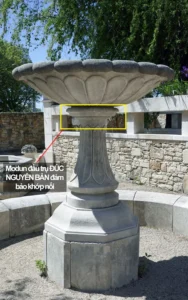đài phun nước dùng bơm DC siêu êm 12V