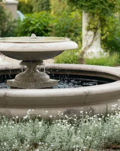 thác nước Cần Thơ tiểu cảnh kèm hồ cá