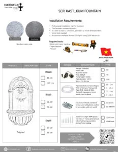 thác nước tường đá slate chống rêu mốc tốt không