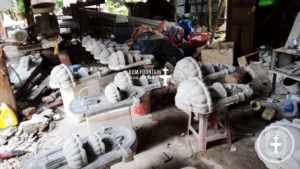 đài phun nước tiểu cảnh bonsai sân thượng nhẹ