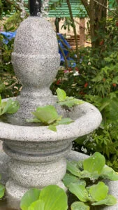 đài phun nước năng lượng mặt trời có hoạt động ban đêm