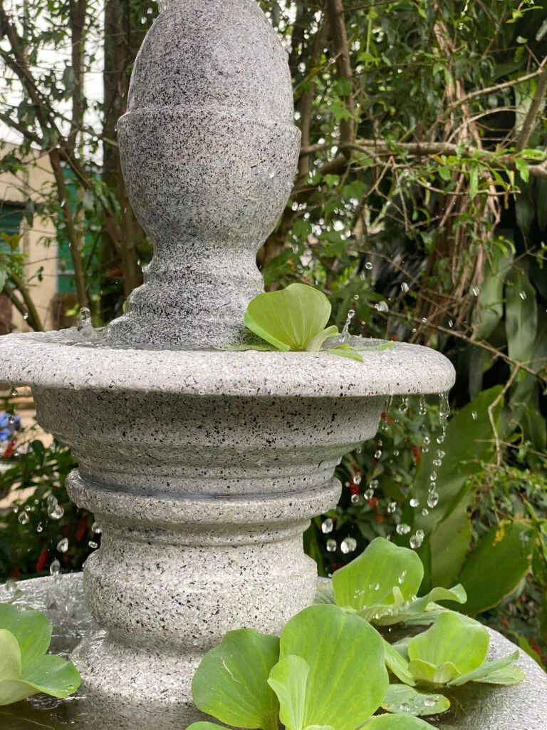 đài phun nước phong cách Nhật zen garden tối giản