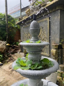 thác nước vật liệu inox 316 chống gỉ ngoài trời