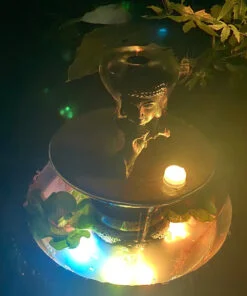 đài phun nước trang trí tết thay cây mai