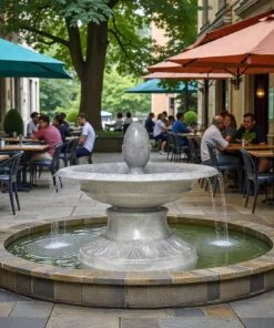 đ&agrave;i phun nước c&oacute; lọc cơ học v&agrave; lọc sinh học