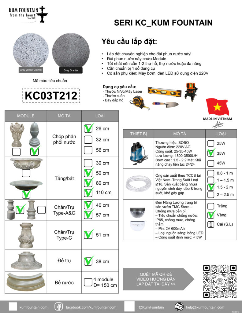 đ&agrave;i phun nước đa tầng cổ điển ch&acirc;u &acirc;u